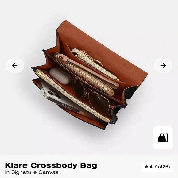 Coach Black and Brown Crossbody Bag - Picture 13 of 15